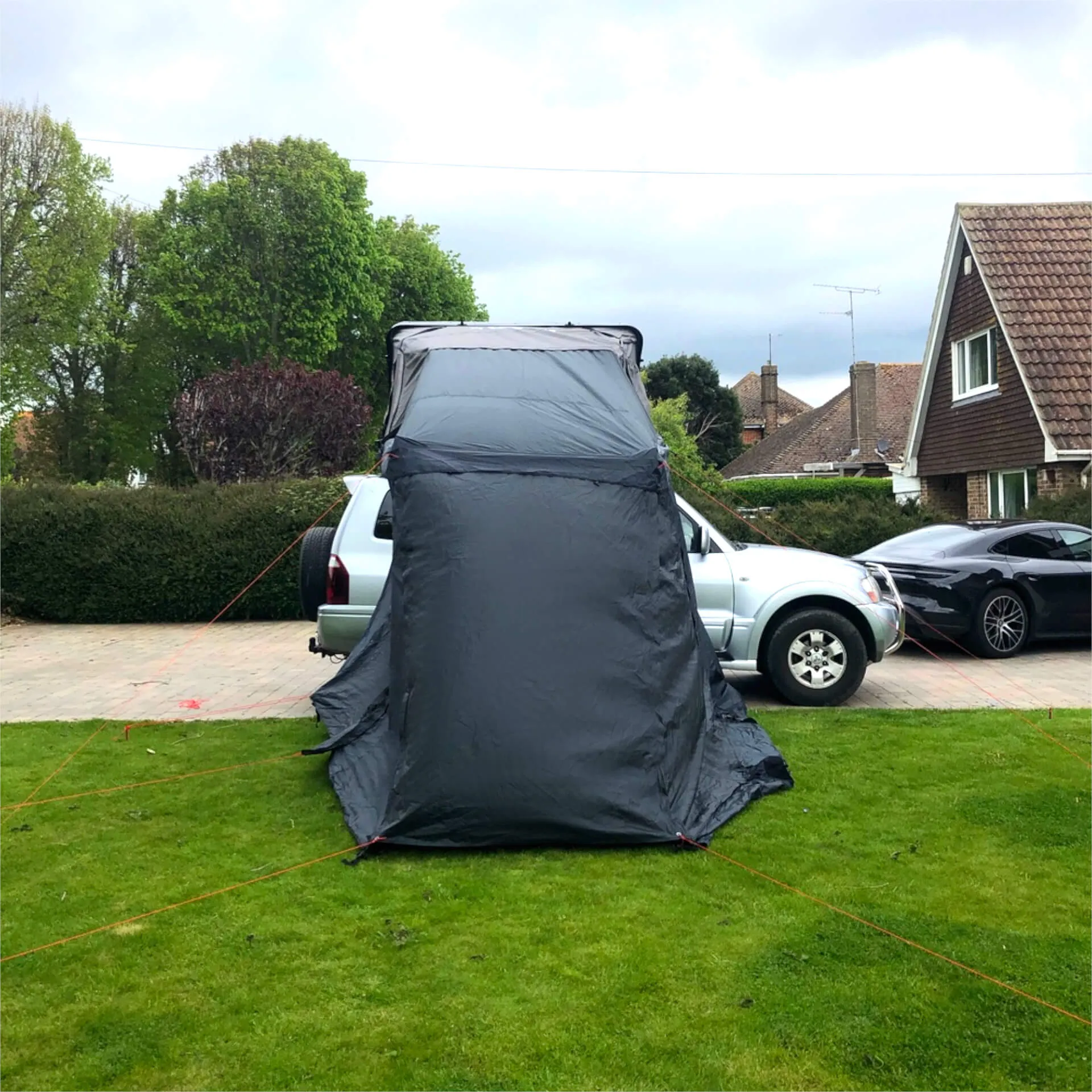 Annex Addon for the Direct4x4 RoofTrekk 4 Person Roof Top Camping Tent in Grey