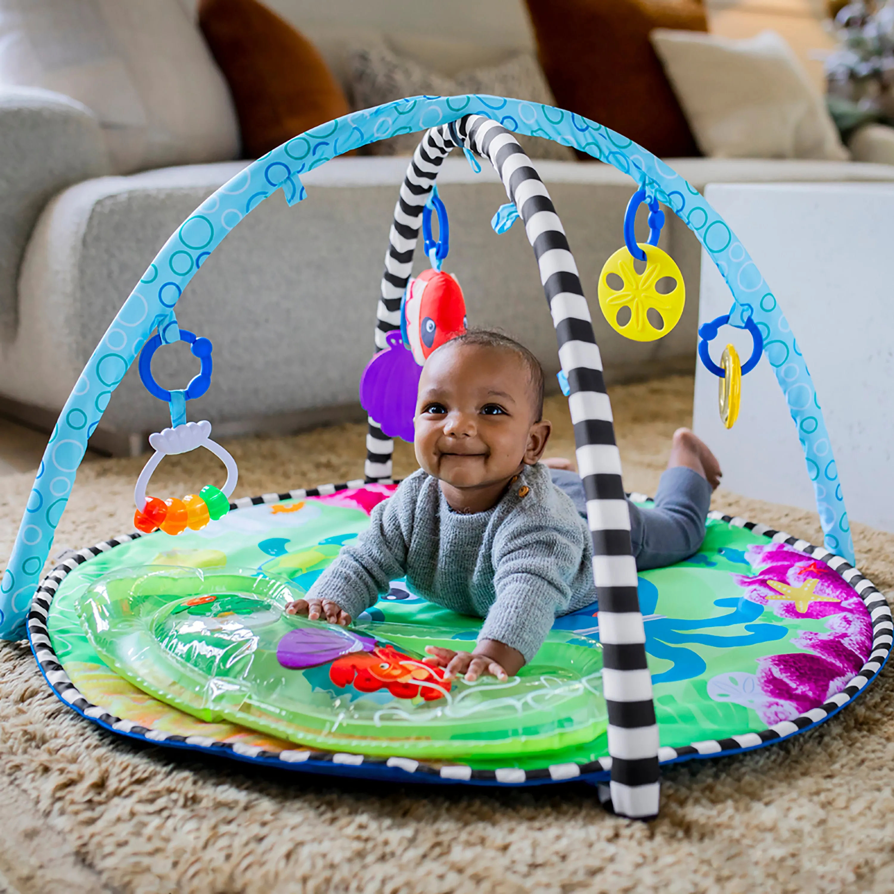 Baby Einstein Baby Einstein Sea Floor Explorers Tummy Time Water Play Mat