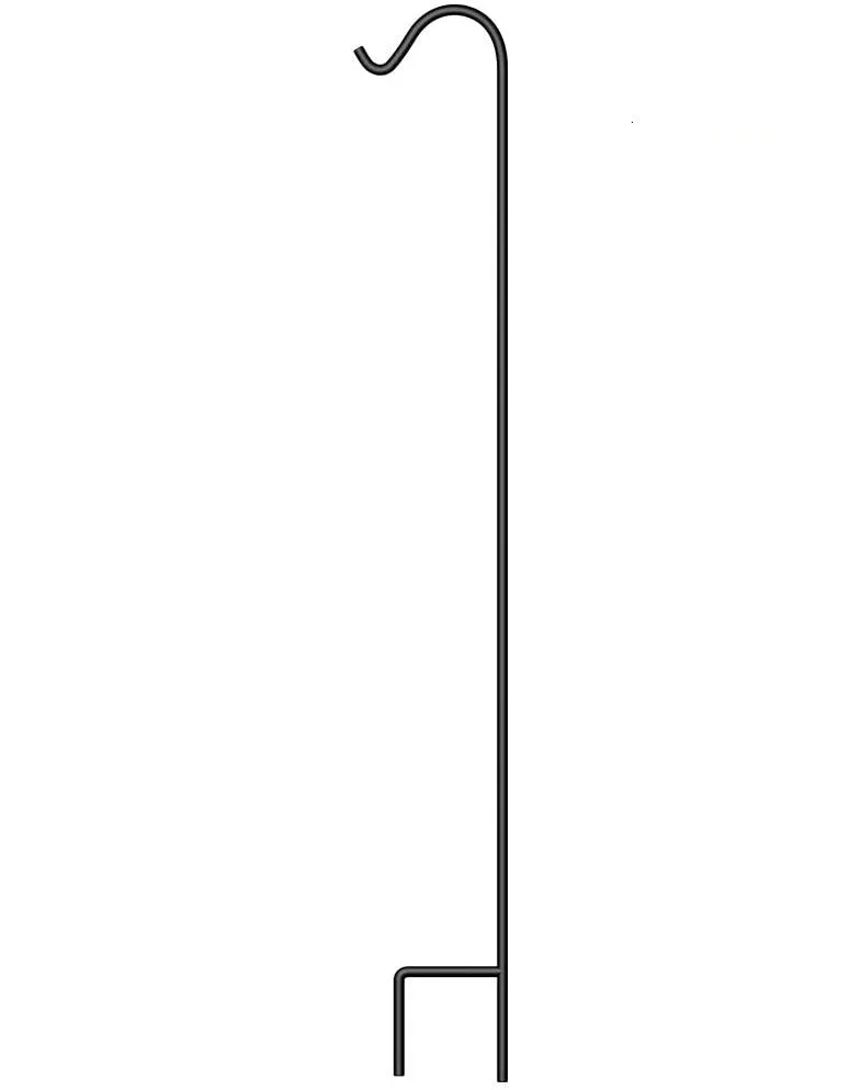 BEAU JARDIN Shepherd Hook 92in 3/5in Thick Bird Feeder Pole Premium Heavy Duty Garden Metal ShepherdHook6