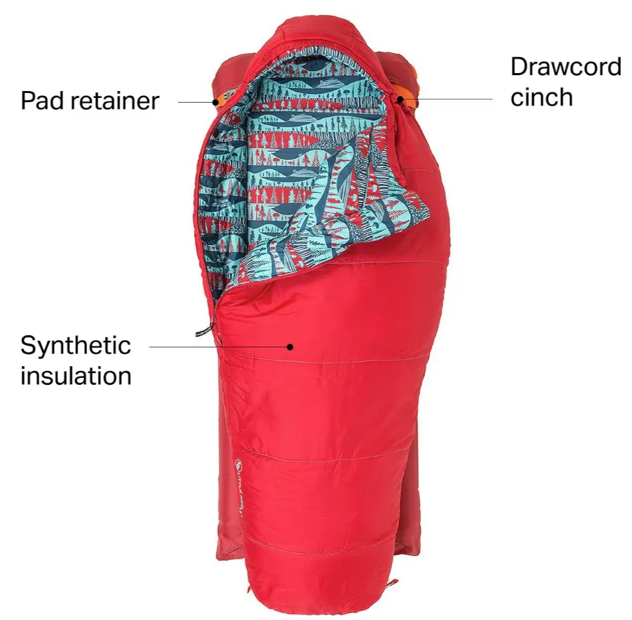 Big Agnes Little Red Kids Sleeping Bag