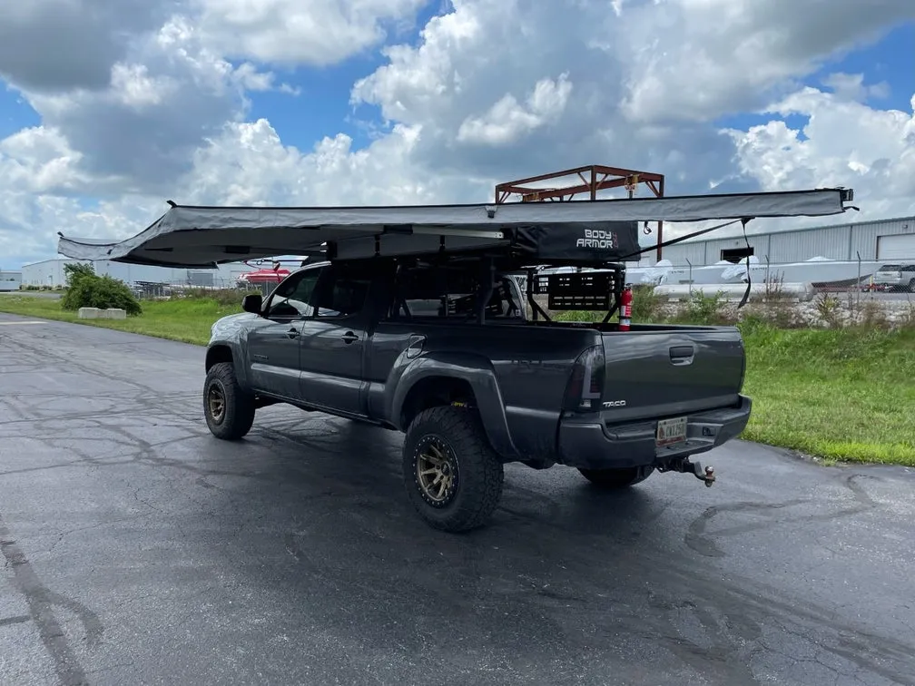 Body Armor 20025 Gray Sky Ridge 180 XL Overland Awning - With Universal Brackets