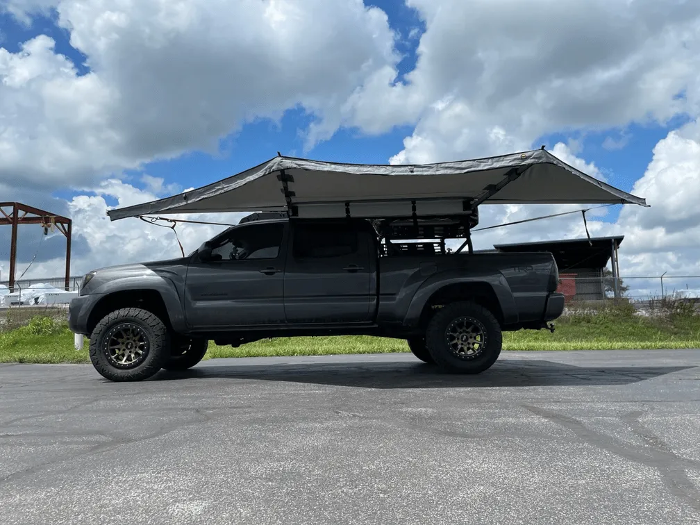 Body Armor 20025 Gray Sky Ridge 180 XL Overland Awning - With Universal Brackets