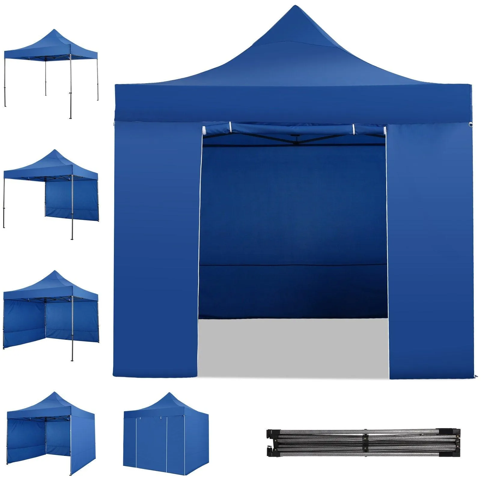 COBIZI Pop Up Canopy Shade Waterproof Tent 10'x10' with Carry Bag