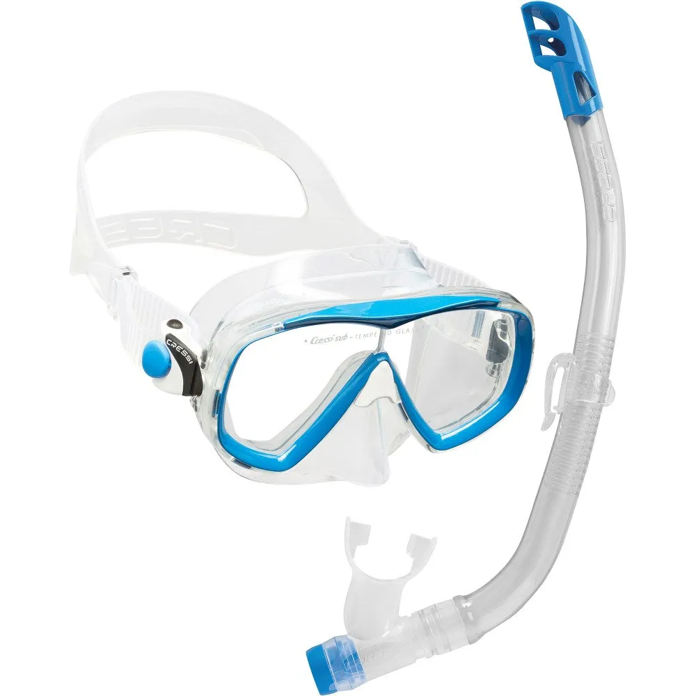 Cressi Estrella Junior & Top Snorkel Set for Kid