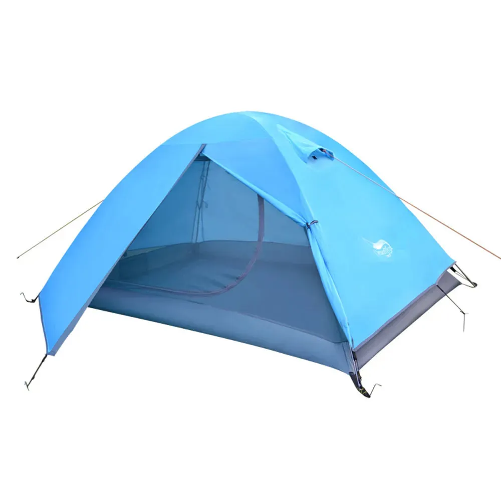 Desert&Fox 2 Person Tent Lightweight 3 Season Backpacking Tents: Aluminum Pole Waterproof Tent