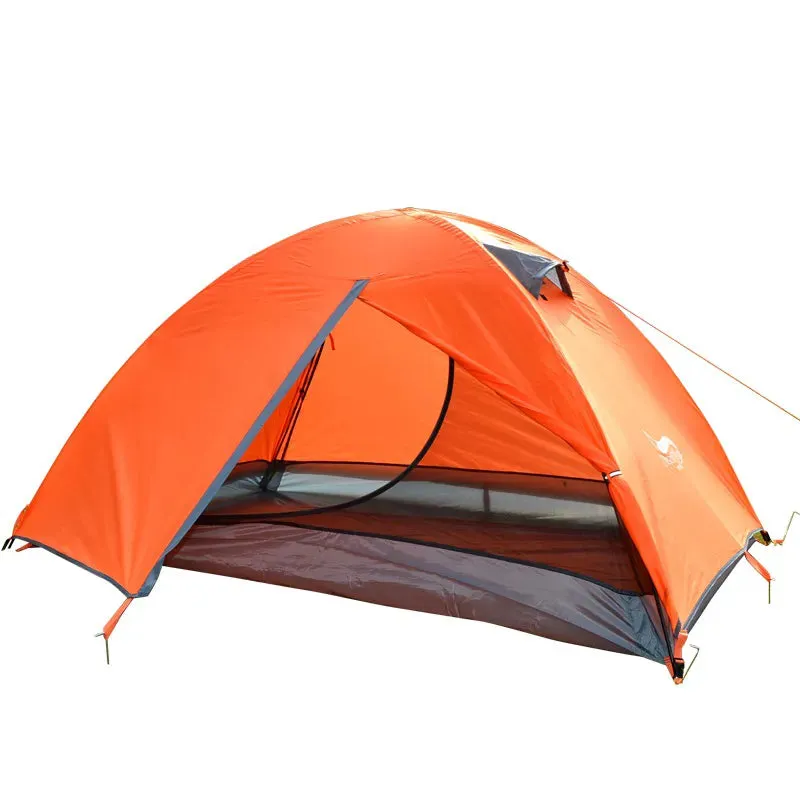 Desert&Fox 2 Person Tent Lightweight 3 Season Backpacking Tents: Aluminum Pole Waterproof Tent