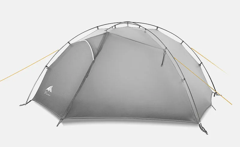 Double Layer Outdoor Camping Tent With Silicon Coating For Two People