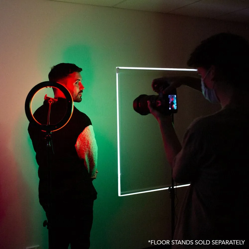 'Double Rainbow' Youtube Gaming Content Creator Dual RGB Unicorn Ring Light Kit