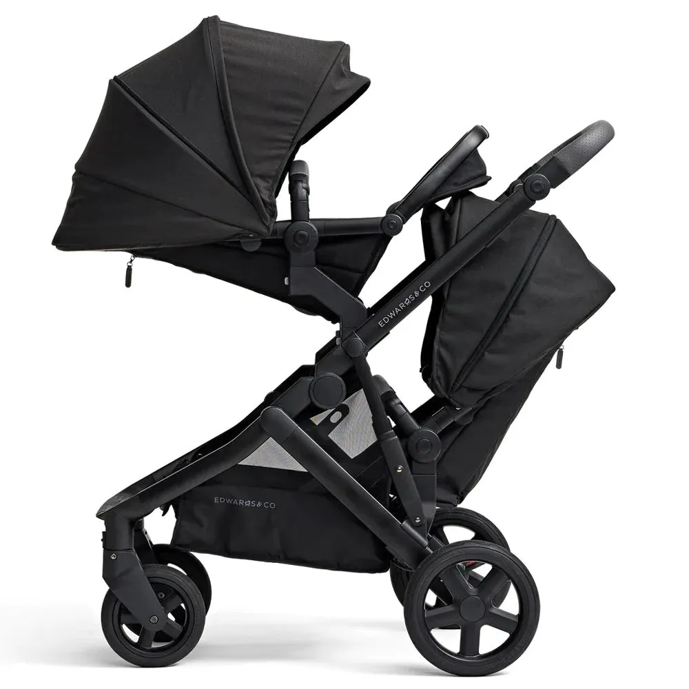 Edwards & Co Olive Double Pram