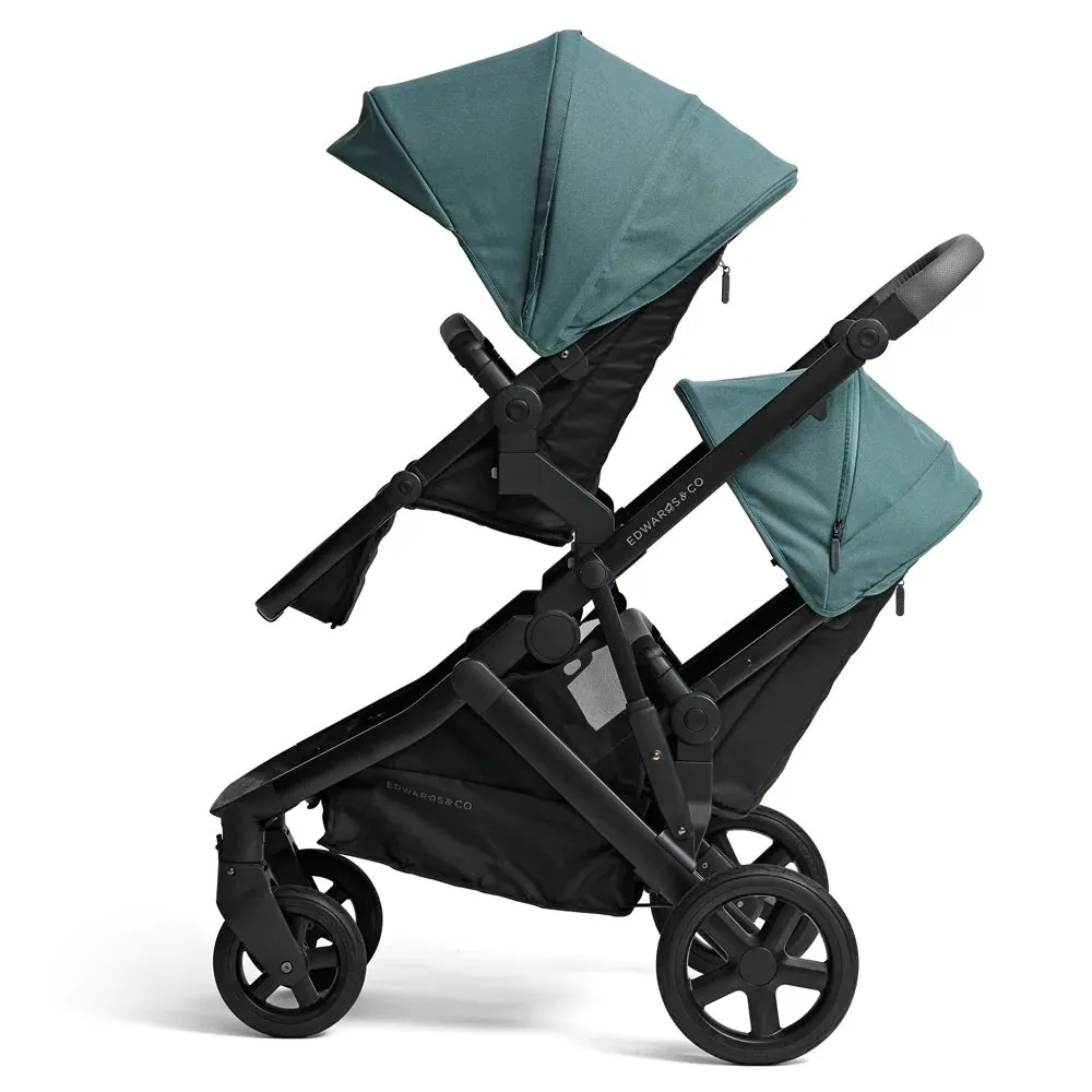 Edwards & Co Olive Double Pram