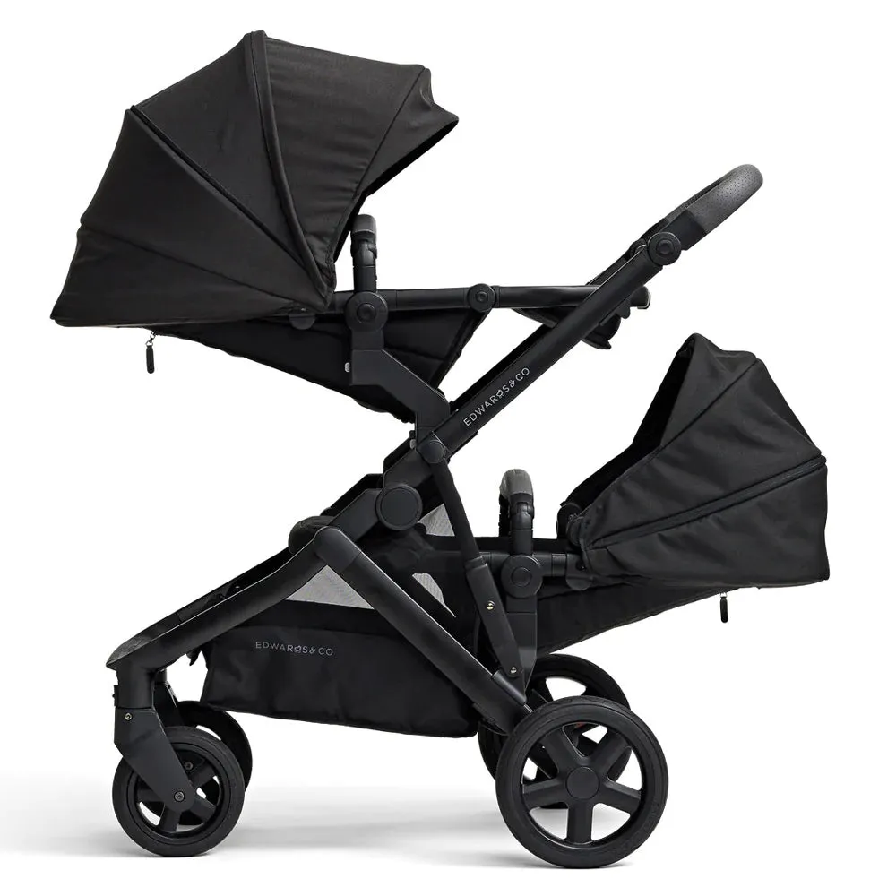 Edwards & Co Olive Double Pram