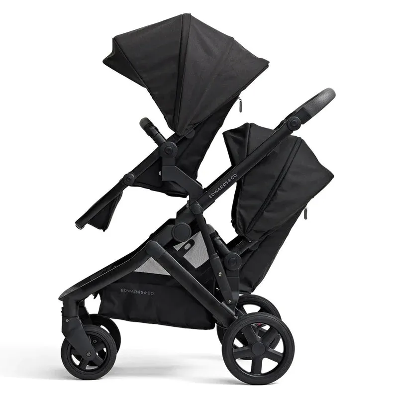 Edwards & Co Olive Double Pram