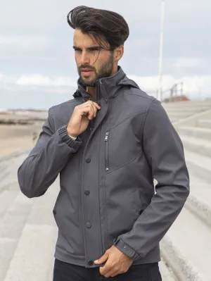 ETO Clearance | Designer Men's Grey Zip Jacket Style React