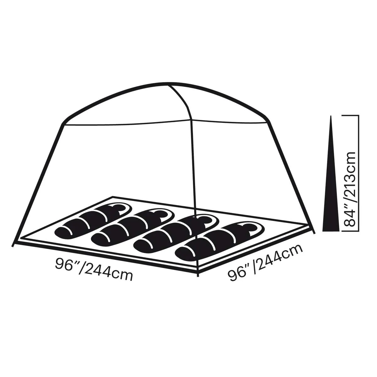 Eureka Copper Canyon LX 4 Person Tent