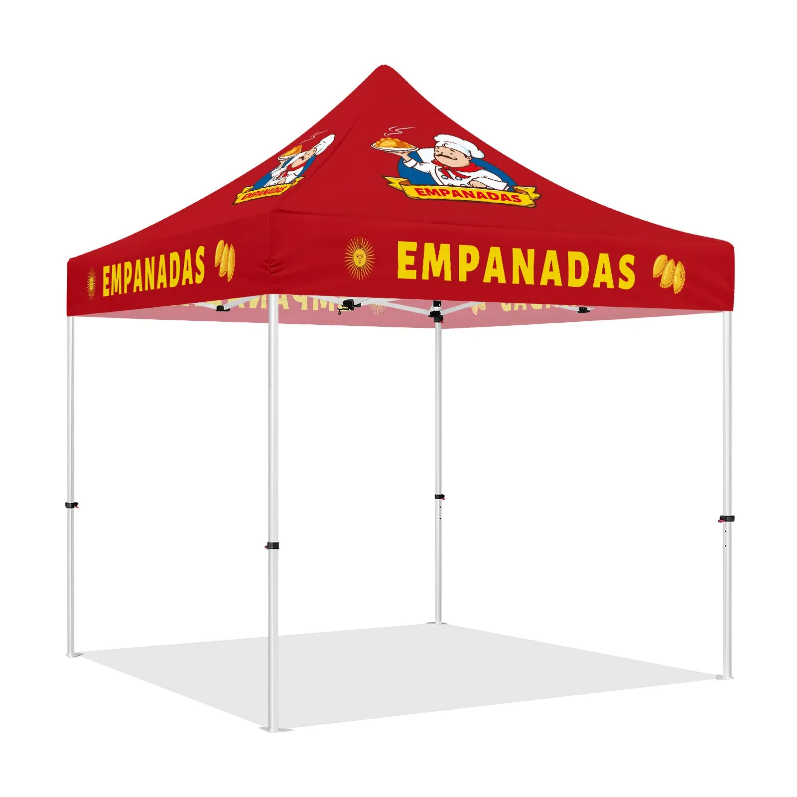 Food Vendor Tents-ABLEM8CANOPY 10x10 Empanadas canopy tent heavy duty