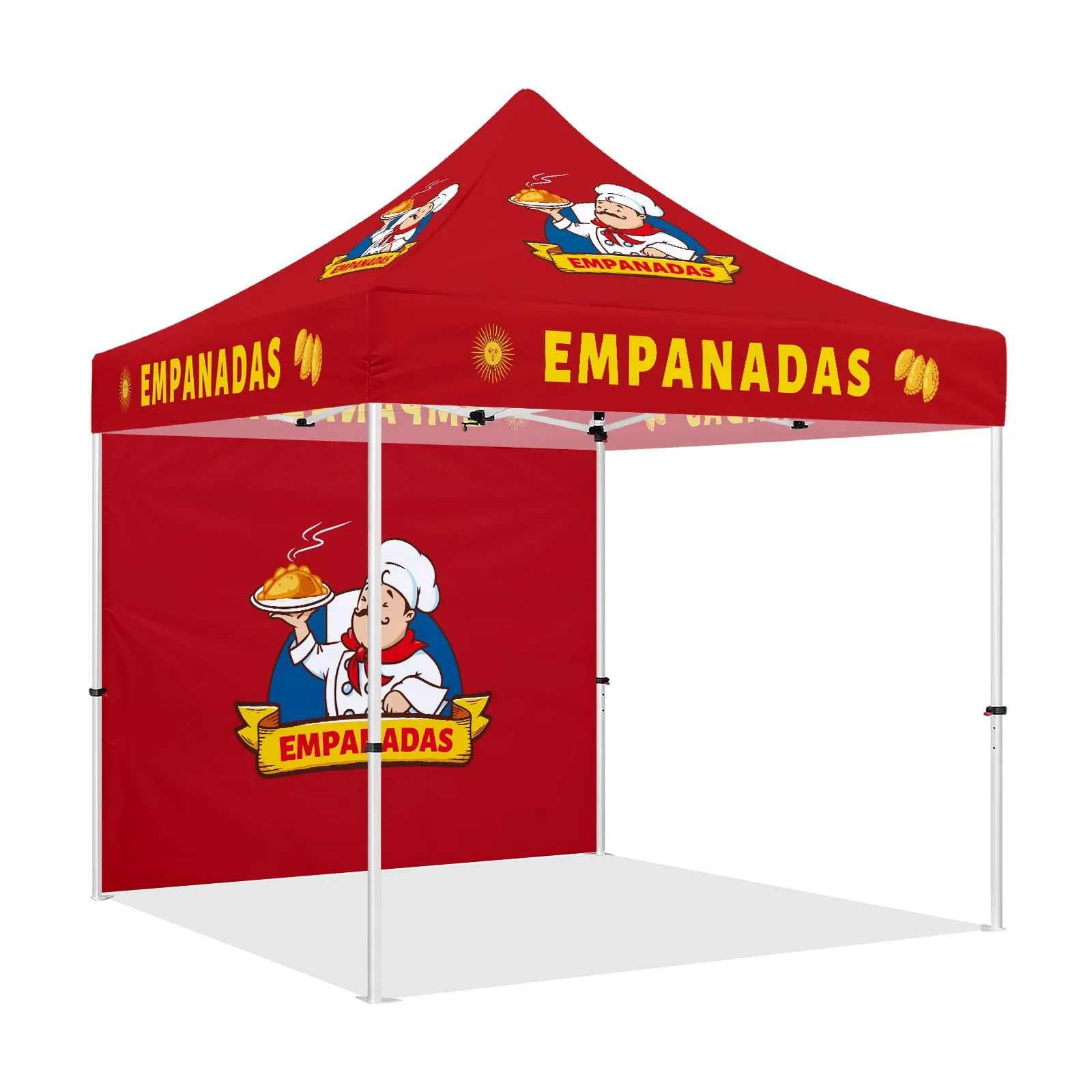 Food Vendor Tents-ABLEM8CANOPY 10x10 Empanadas canopy tent heavy duty