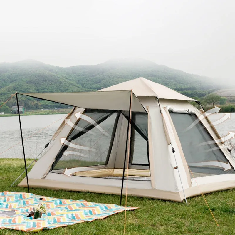 Four Sided Portable Family Camping Tent