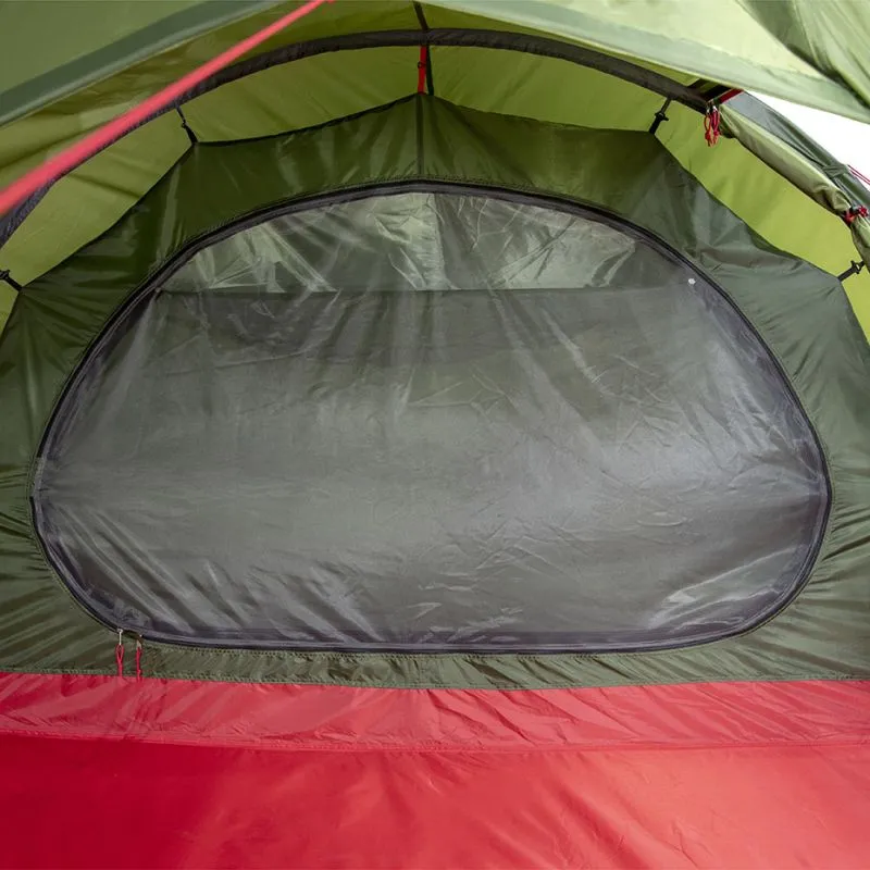 High Peak Goshawk 4 Tent - Green/Red