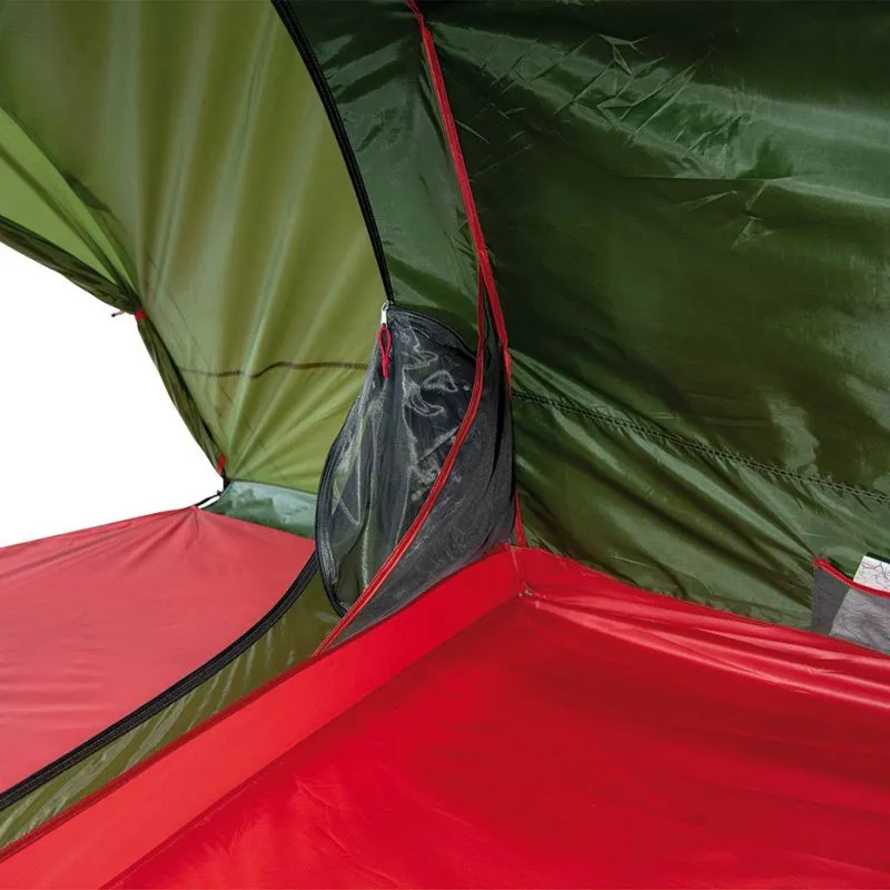 High Peak Goshawk 4 Tent - Green/Red