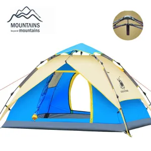 Hydraulic automatic double layer Tent 3-4 person