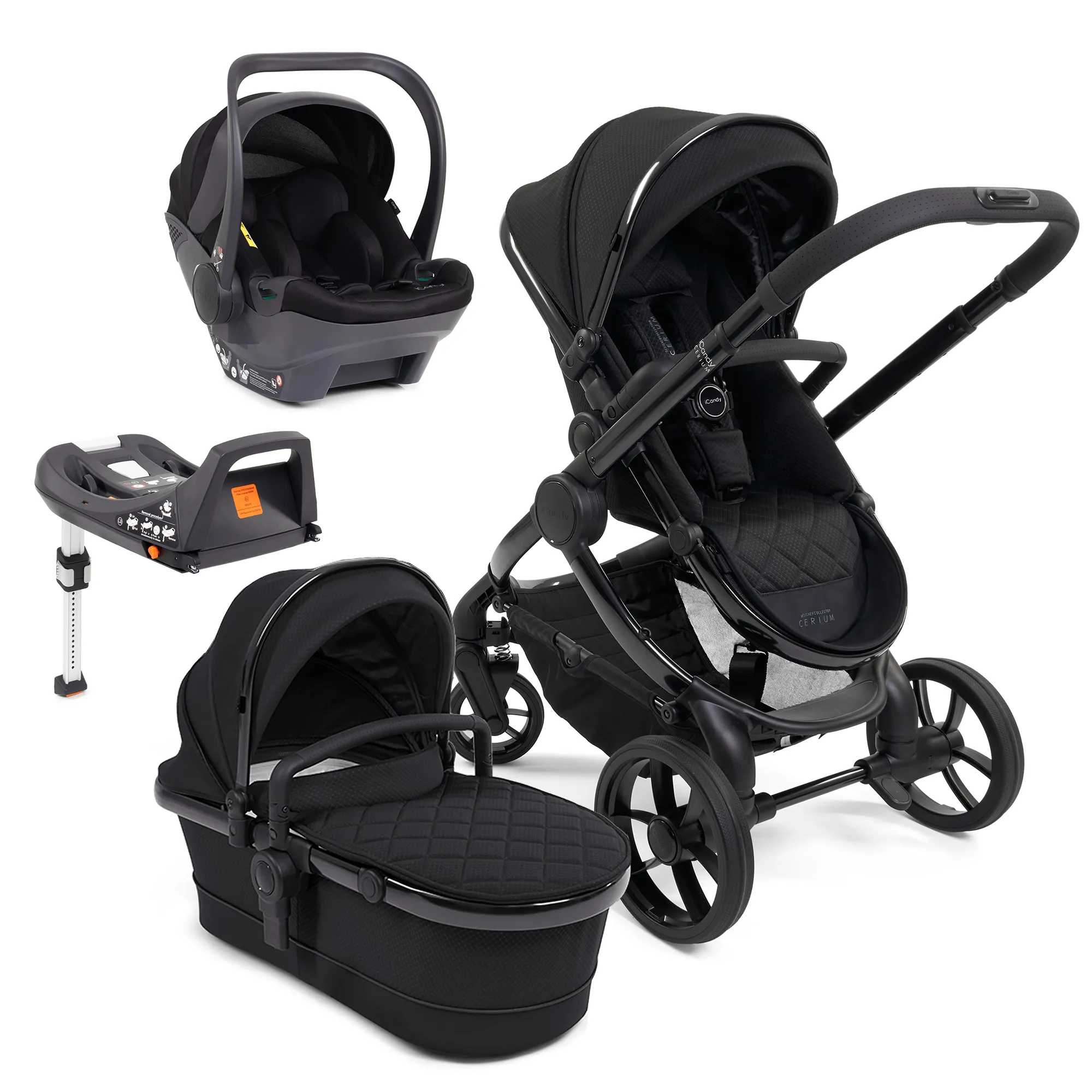 iCandy Peach 7 Cerium Combo Cocoon Bundle in Black