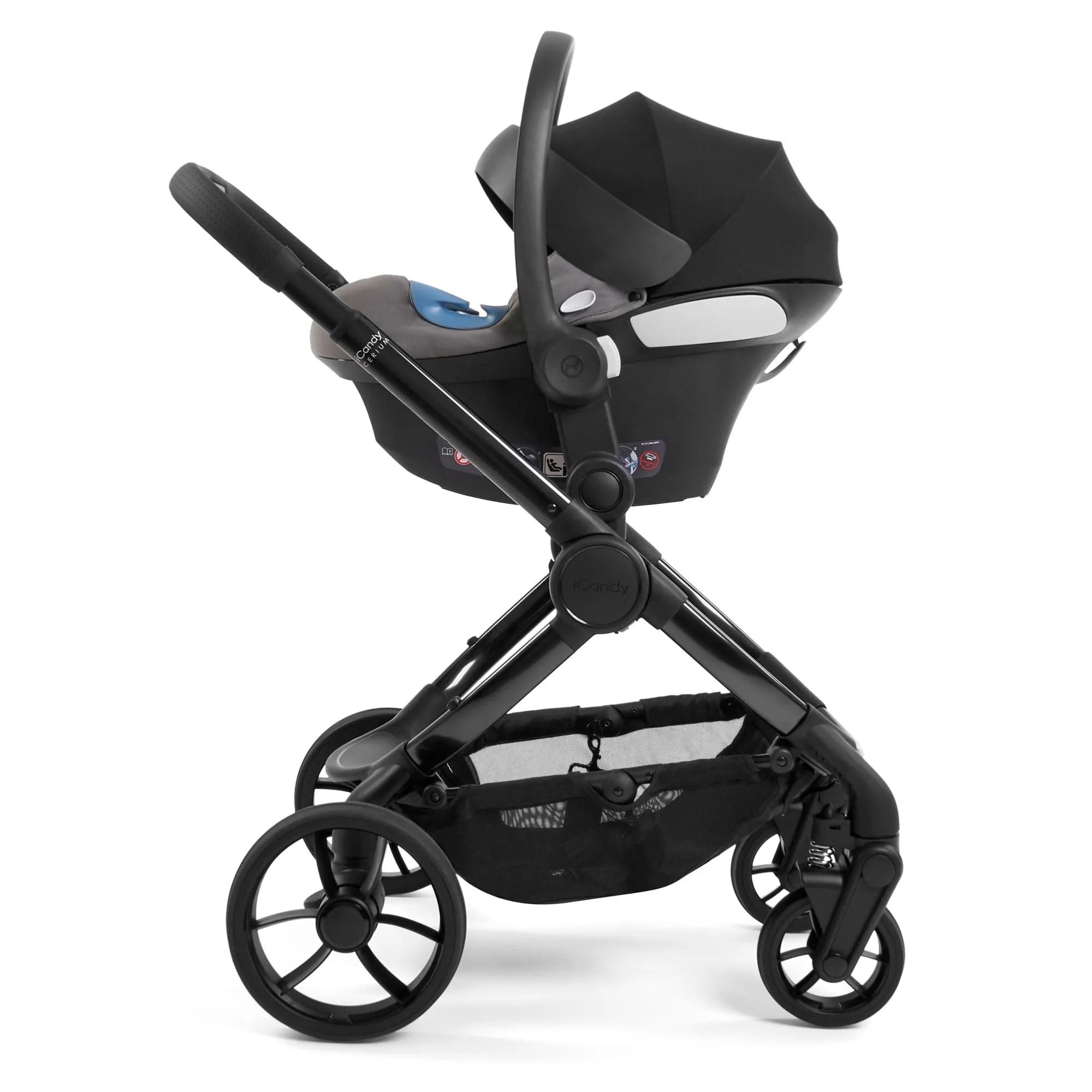 iCandy Peach 7 Cerium Complete Cybex Bundle in Black