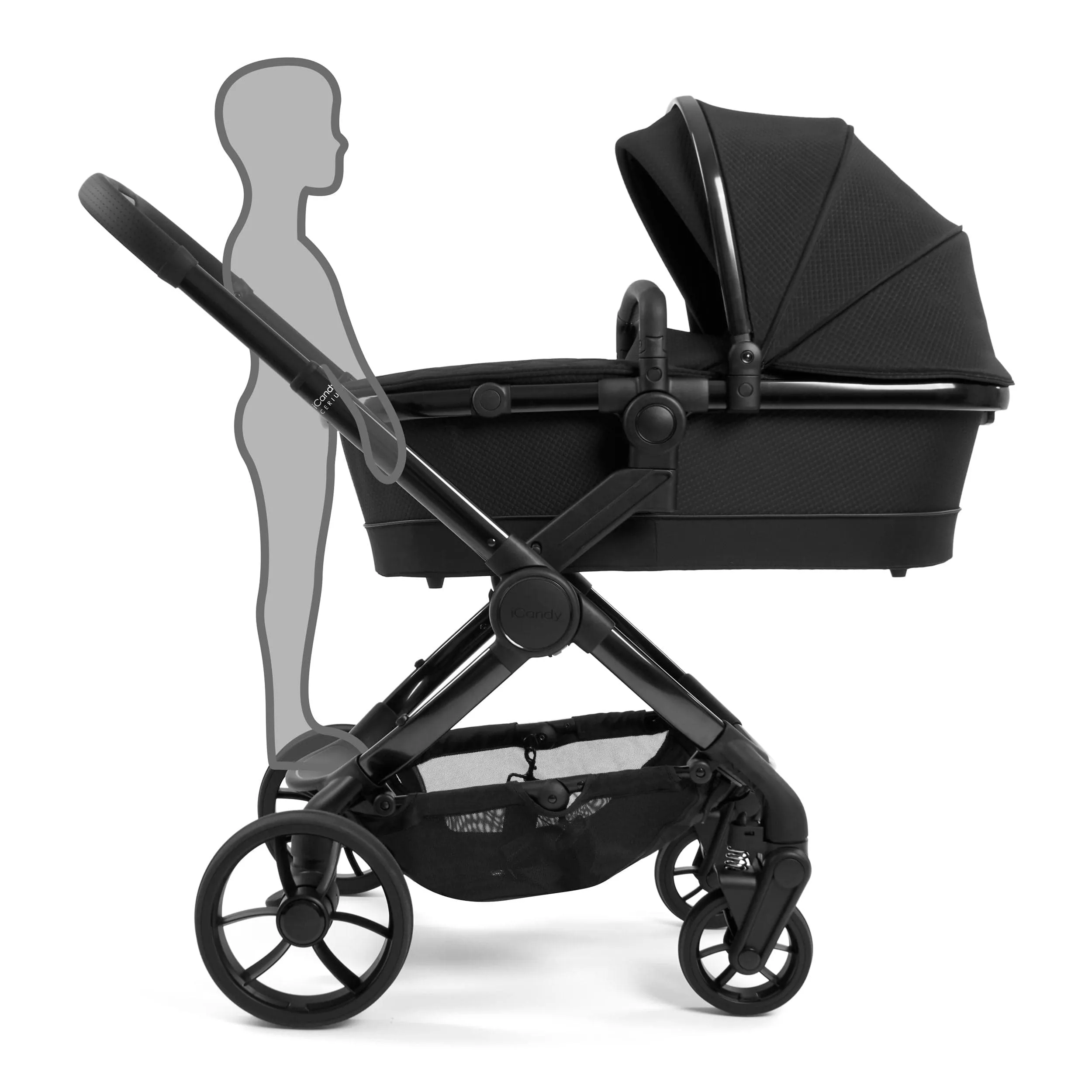 iCandy Peach 7 Cerium Cybex Combo Bundle in Black