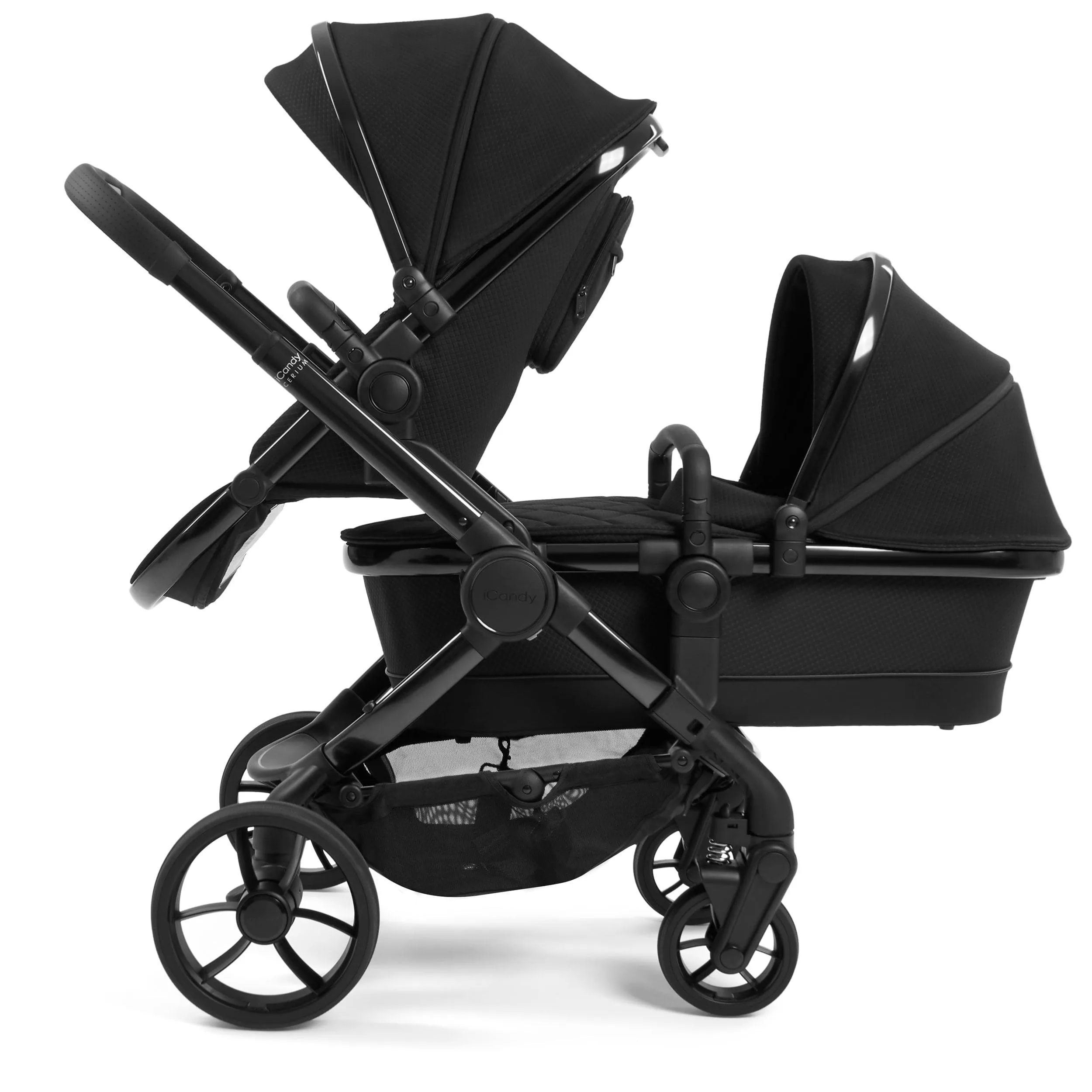 iCandy Peach 7 Cerium Double Cocoon Bundle in Black