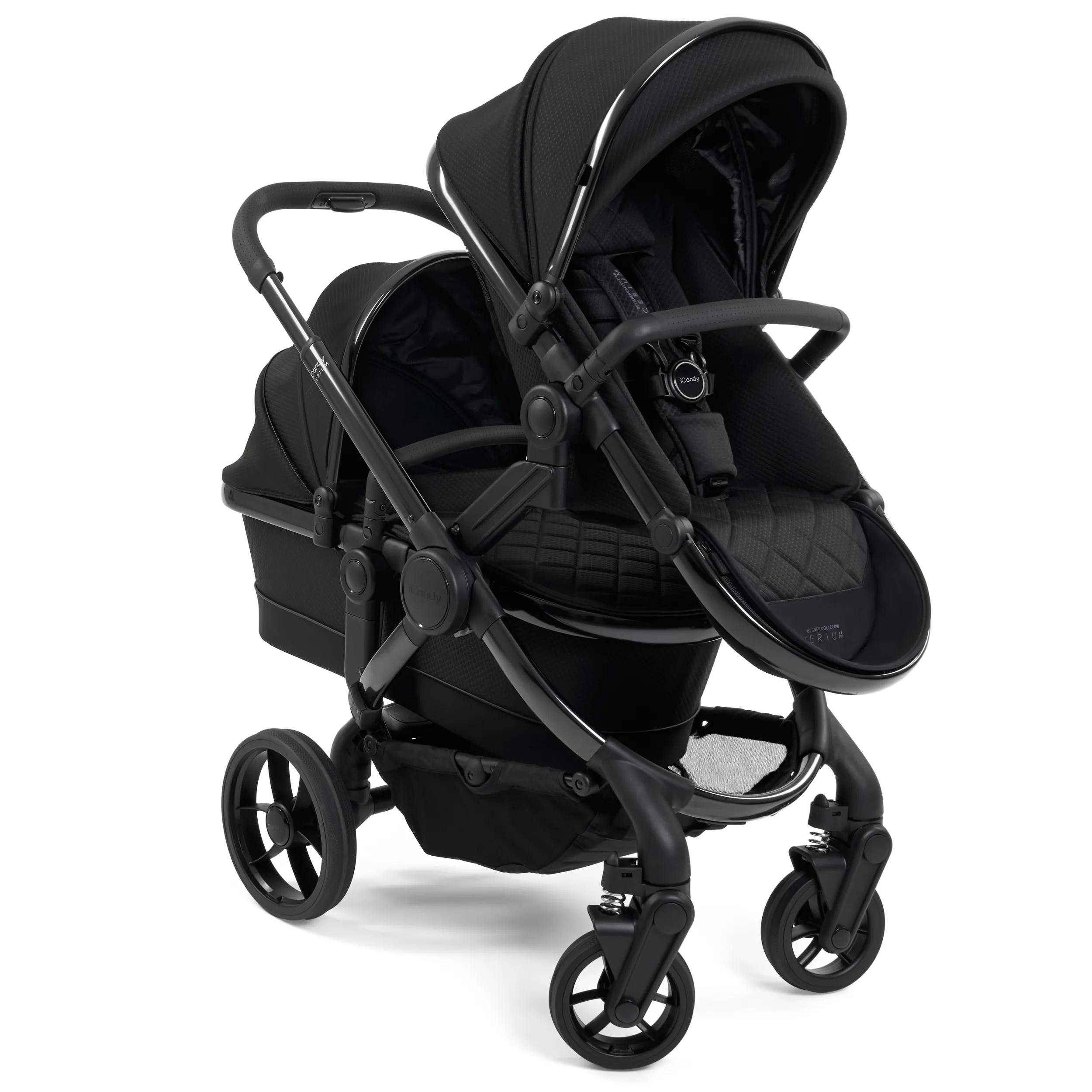 iCandy Peach 7 Cerium Double Cocoon Bundle in Black