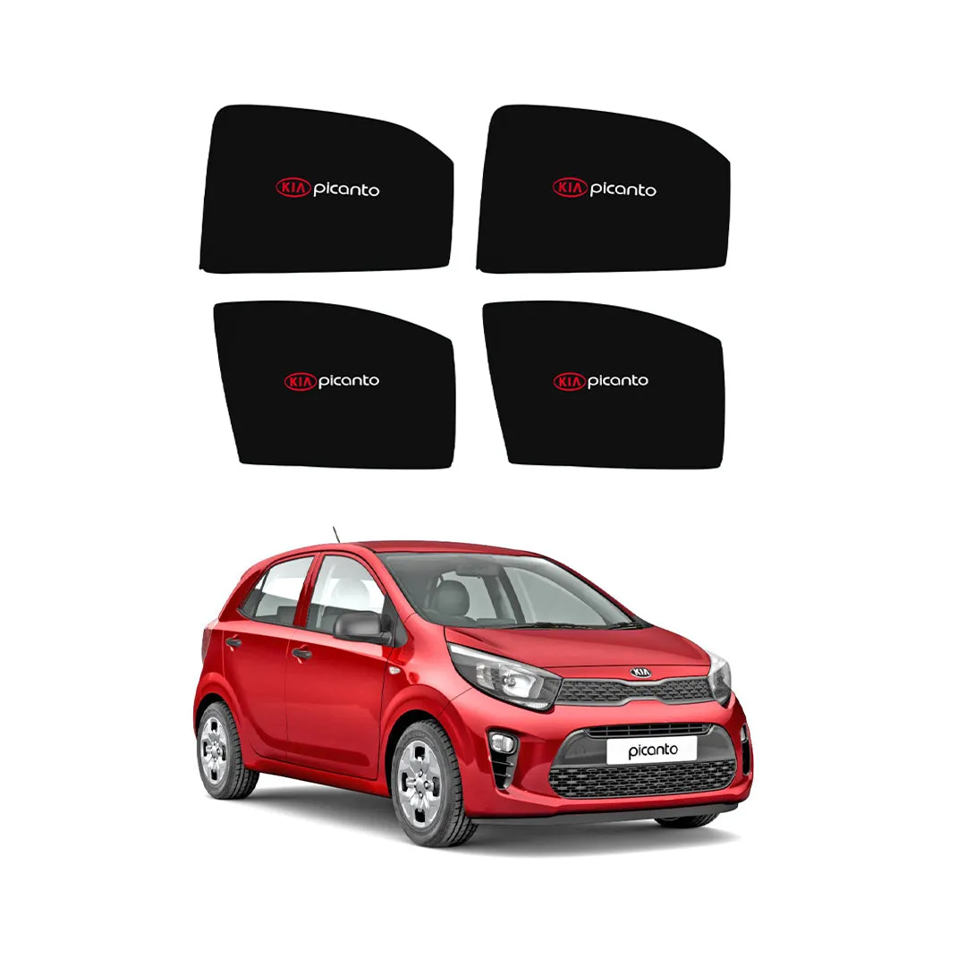 KIA Picanto Side Shades With Logo - Model 2019-2023