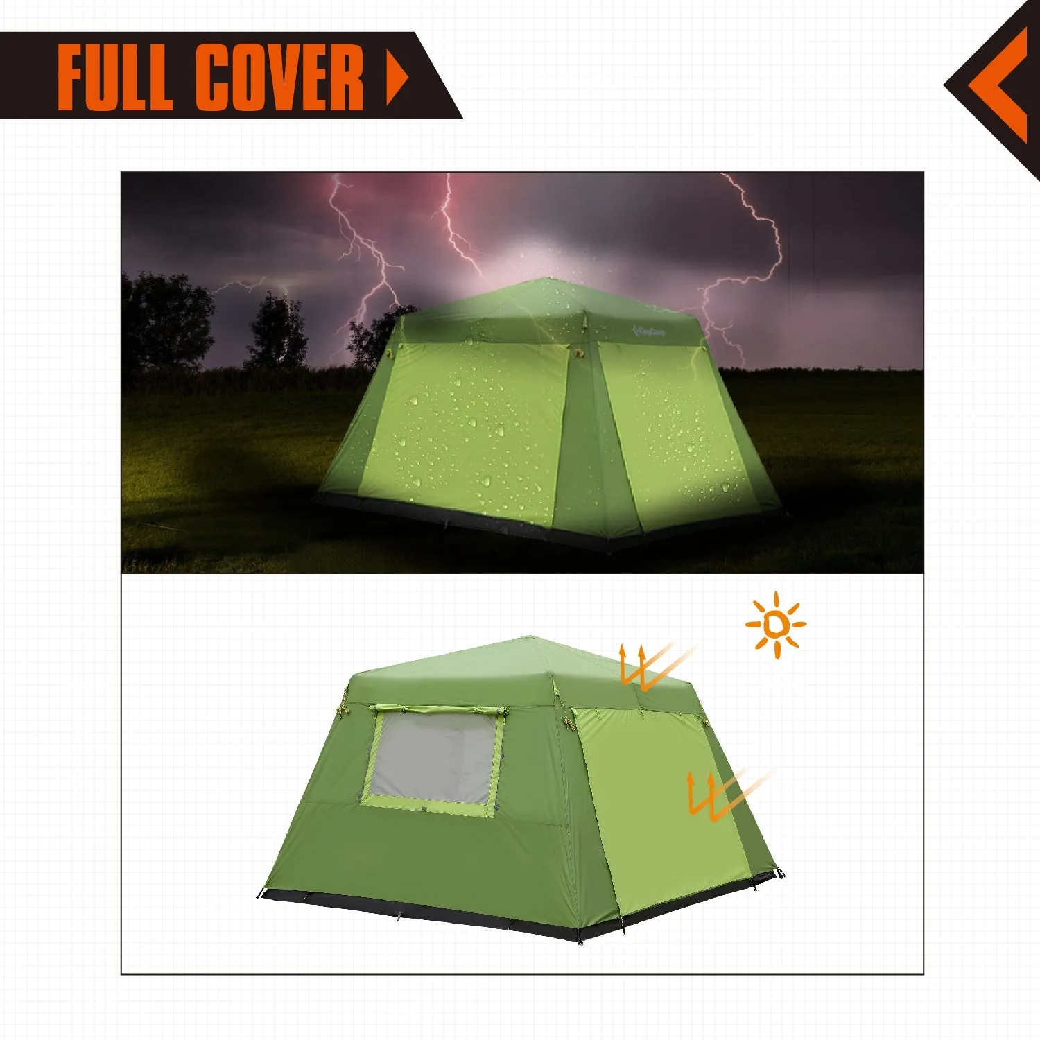 KingCamp Family Camping Tent