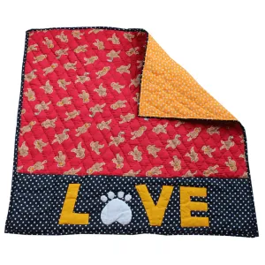 Lana Paws Gingerbread Man Snug Blanket for Dogs