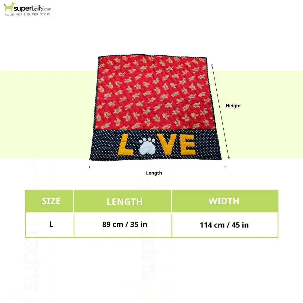 Lana Paws Gingerbread Man Snug Blanket for Dogs