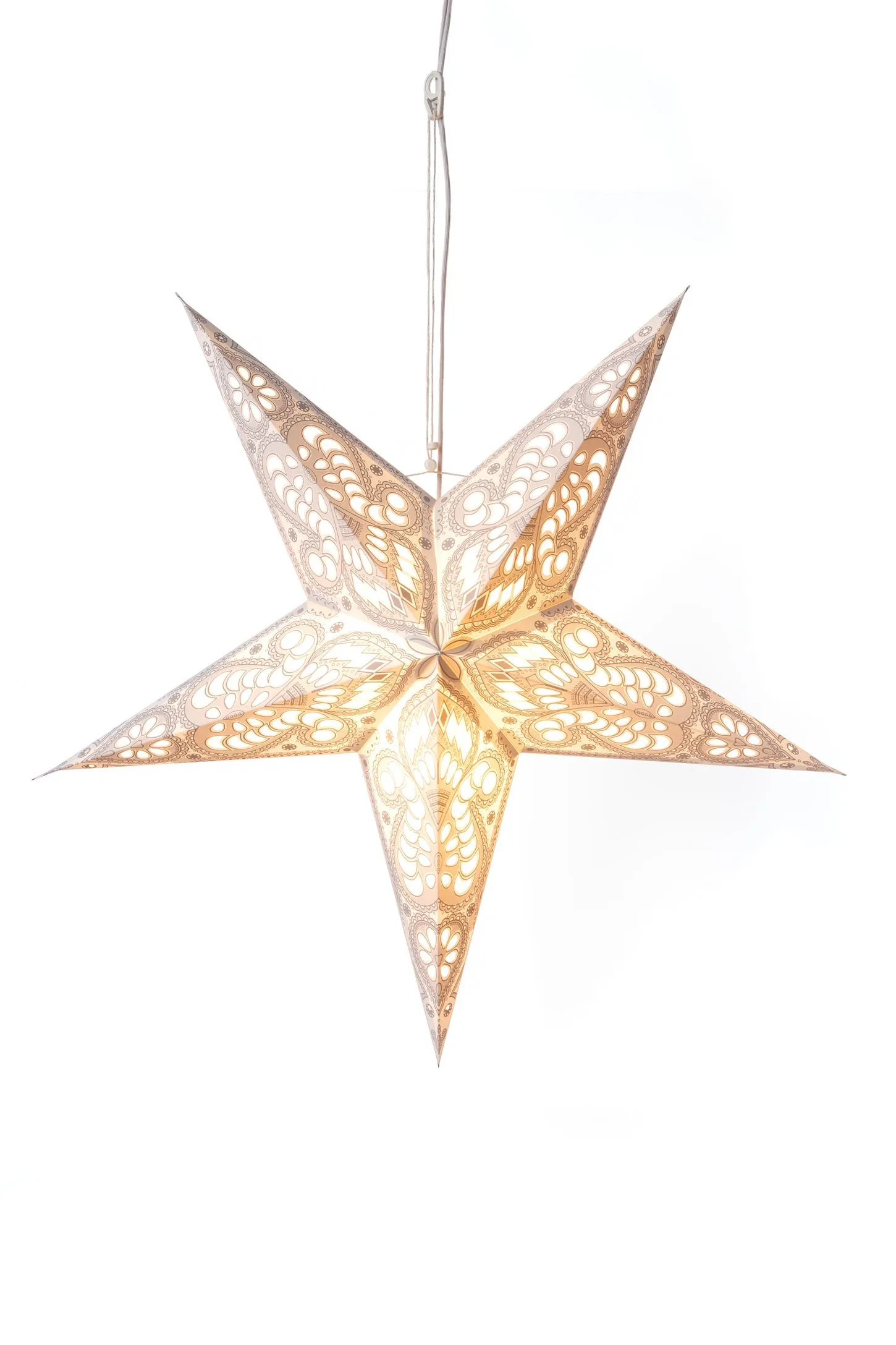 Metallic Star Paper Lanterns