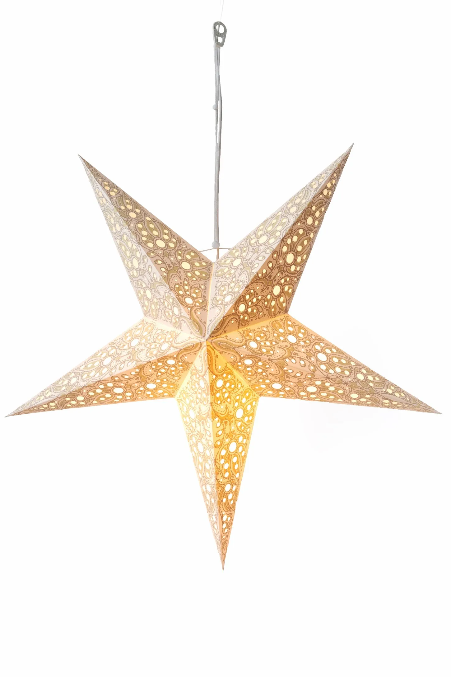 Metallic Star Paper Lanterns