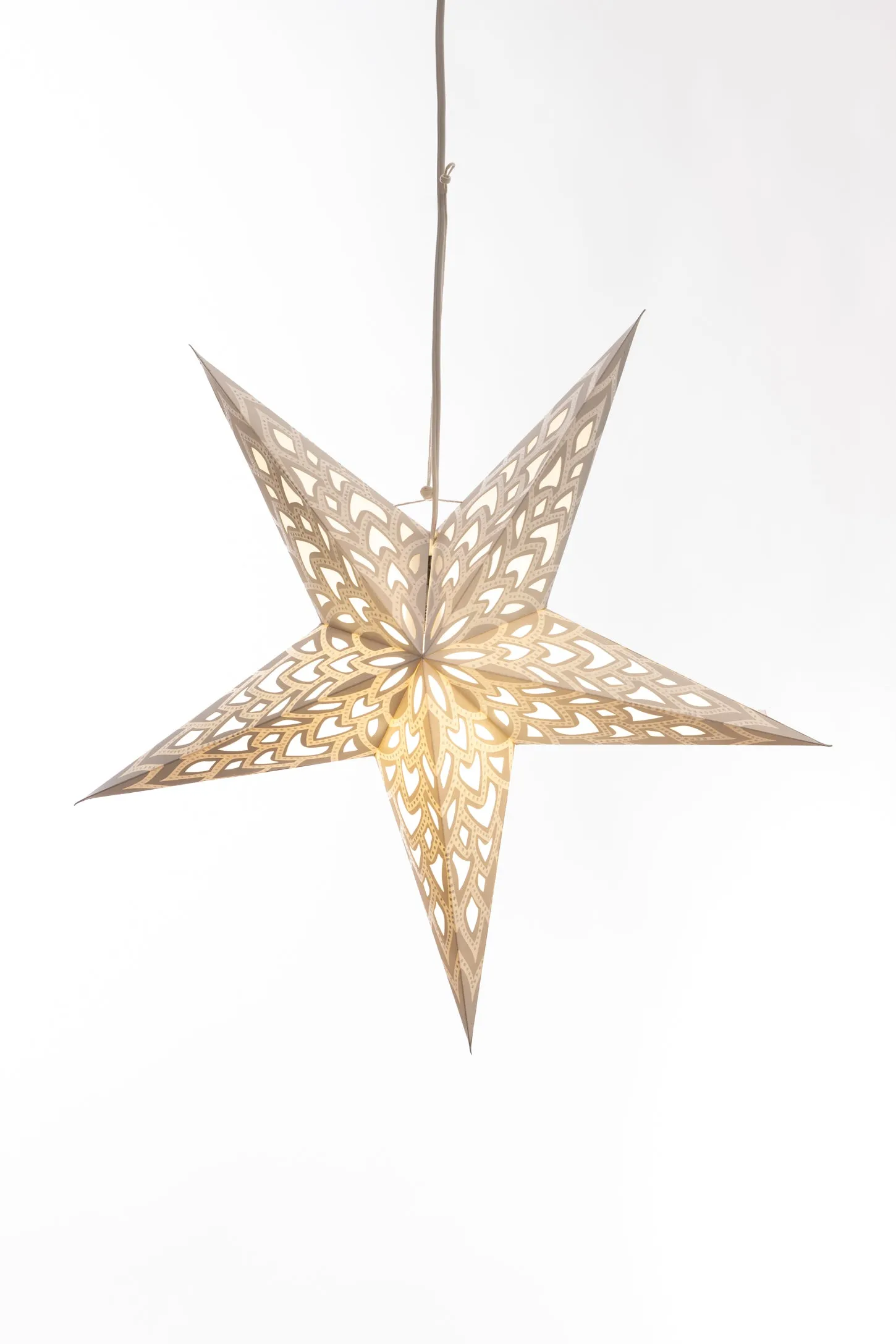 Metallic Star Paper Lanterns