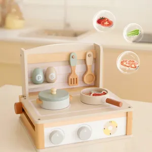 Mini Wooden Kitchen Playset