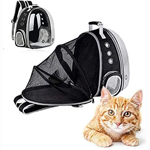 OMEM Dog and Cat Transport Expandable Animal Backpack Large Capacity Portable Bubble Bag Travel Space Capsules