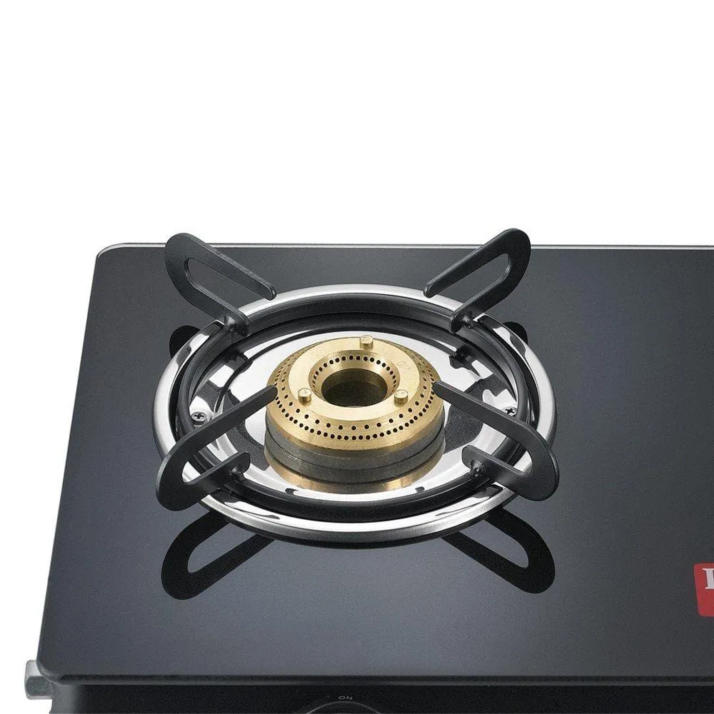 Prestige Magic Glass Top GTMC 02, Manual Gas Stove  (2 Burners), ISI Certified