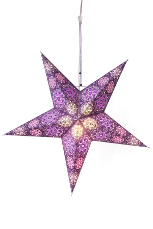 Purple Star Paper Lanterns