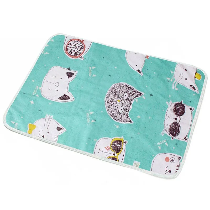 Reusable Baby Changing Mats Cover  Baby Diaper Mattress Diaper for Newborn Cotten Waterproof Changing Pats Flool Play Mat