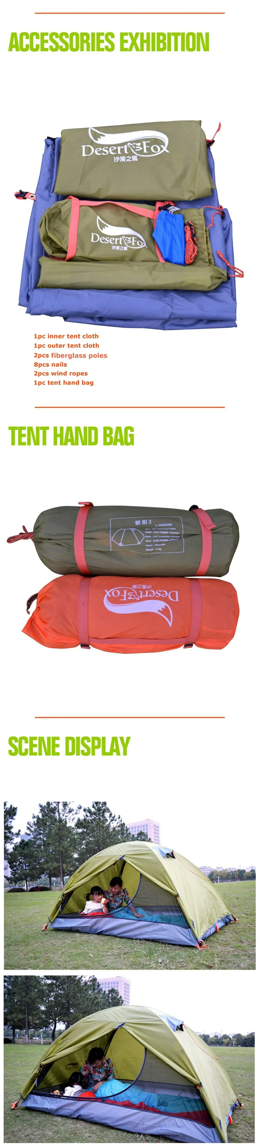 Tent 2 Person Double Layer