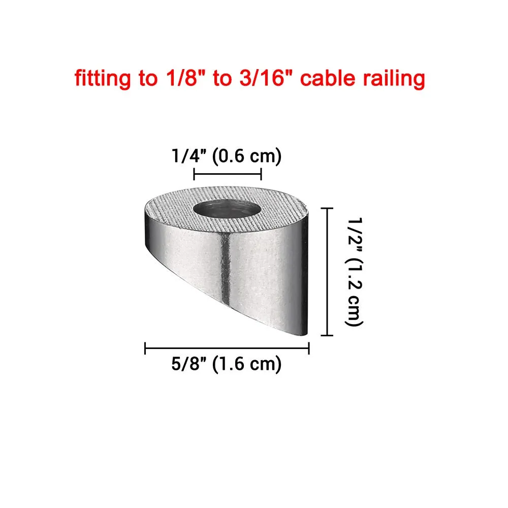 TheLAShop 1/4" Beveled Washers 30 Degree D1/8"-3/16" 30ct/Pack