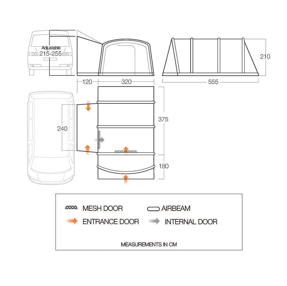 Vango Galli CC II Air Mid Cloud Grey