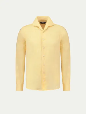 Yellow Linen Seaside Shirt